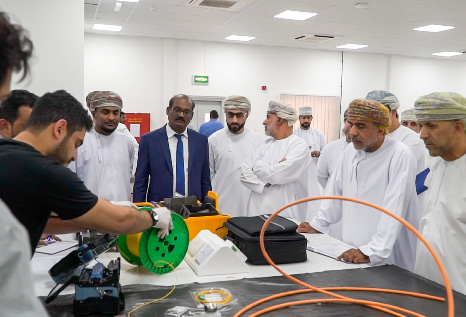 Oman Fiber Optic Training Institute & Modern College of Business & Science Partnership